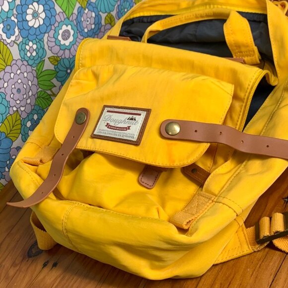 Doughnut Macaroon Backpack in Mustard - Picture 15 of 16